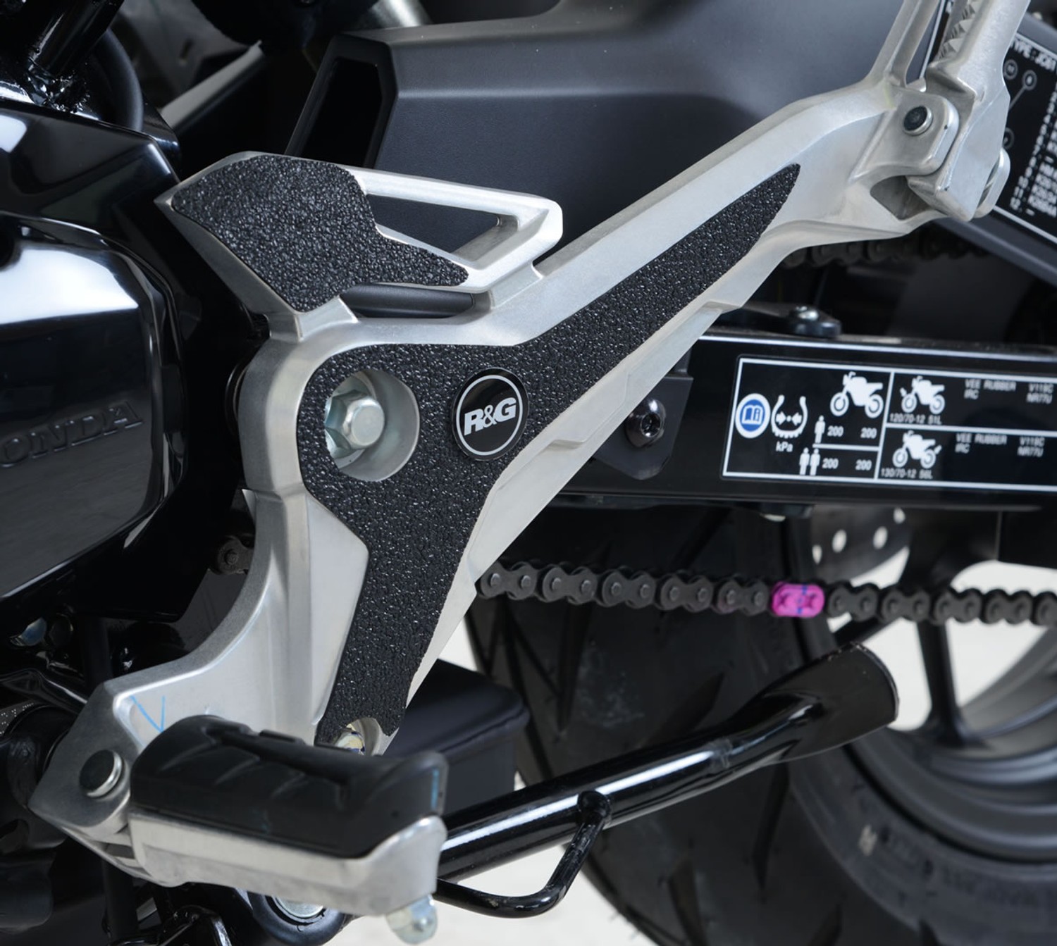R&G Racing Boot Guard 4-Piece (both heel plates protected on both sides) for Honda MSX125 (Grom) '16-'20 R&G Racing Boot Guard 4-Piece (both heel plates protected on both sides) for Honda MSX125 (Grom) '16-'20